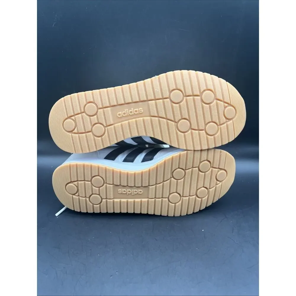 ADIDAS Run 70s 2.0 IH8584 White/Black/Gum Men's Size 6.5 Running Course NWOB